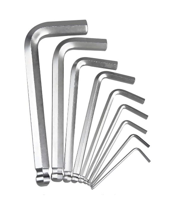 CARBOGRAFITE Jogo De 9 Chaves Hexagonais Tipo Estojo